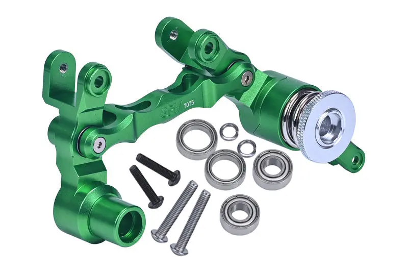 Aluminum 7075 Steering Assembly For 1:5 Traxxas X Maxx 6S / X-Maxx 8S 4Wd Brushless Monster Truck Upgrade Parts - Green 1