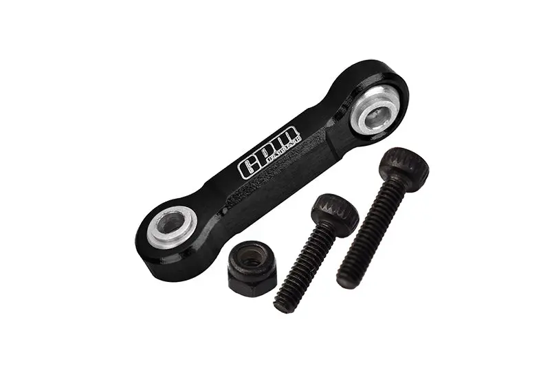 Aluminum 7075 Steering Drag Link For Losi 1/18 Mini Lmt 4X4 Brushed Monster Truck Rtr-Los01026 Upgrade Parts - Black 1