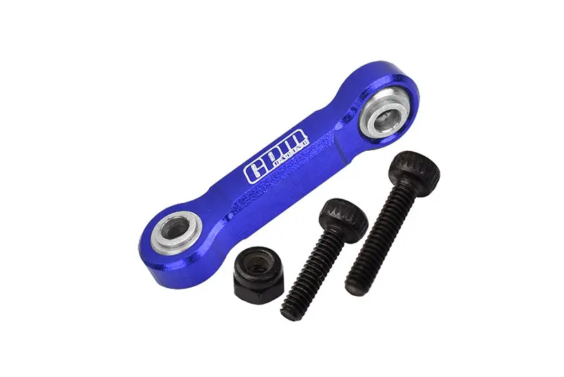 Aluminum 7075 Steering Drag Link For Losi 1/18 Mini Lmt 4X4 Brushed Monster Truck Rtr-Los01026 Upgrade Parts - Blue 1