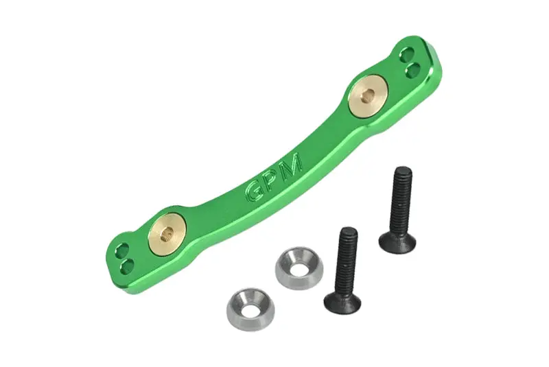 Aluminum 7075 Steering Rack For Arrma 1:8 Kraton / Talion / Typhon / Notorious / Outcast / 1:7 Infraction / Limitless / Mojave / Fireteam / Felony Upgrades - Green 1