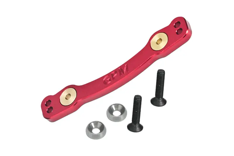 Aluminum 7075 Steering Rack For Arrma 1:8 Kraton / Talion / Typhon / Notorious / Outcast / 1:7 Infraction / Limitless / Mojave / Fireteam / Felony Upgrades - Red 1