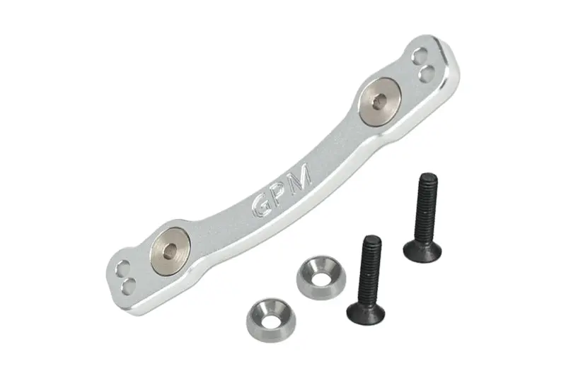 Aluminum 7075 Steering Rack For Arrma 1:8 Kraton / Talion / Typhon / Notorious / Outcast / 1:7 Infraction / Limitless / Mojave / Fireteam / Felony Upgrades - Silver 1