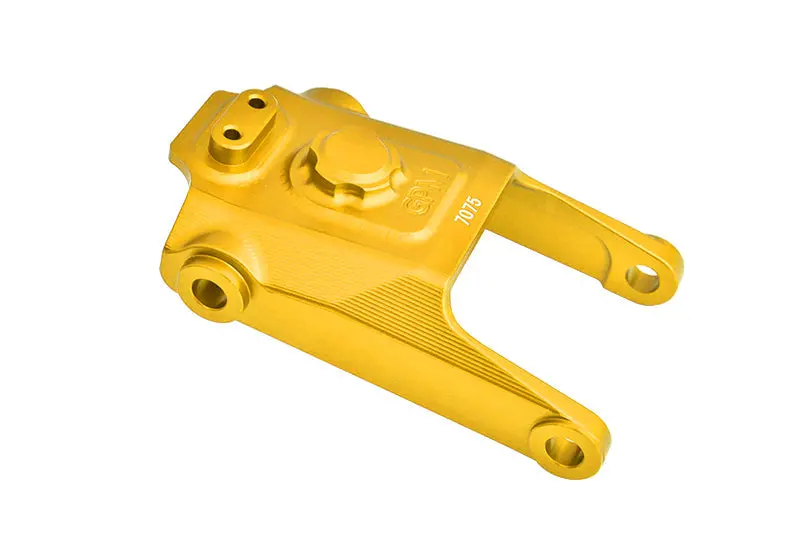 Aluminum 7075 Steering Servo Protector Plate For Losi 1:4 Promoto Mx Motorcycle Dirt Bike Rtr Fxr Los06000 Los06002 Upgrades - Gold 1