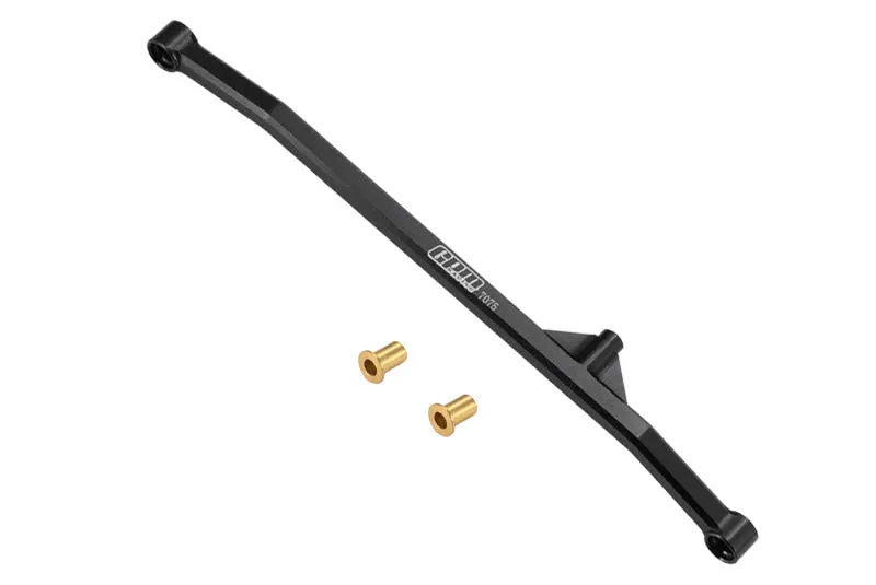 Aluminum 7075 Steering Tie Rod For Losi 1/18 Mini Lmt 4X4 Brushed Monster Truck Rtr-Los01026 Upgrade Parts - Black 1