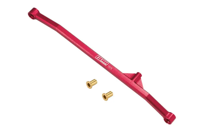 Aluminum 7075 Steering Tie Rod For Losi 1/18 Mini Lmt 4X4 Brushed Monster Truck Rtr-Los01026 Upgrade Parts - Red 1