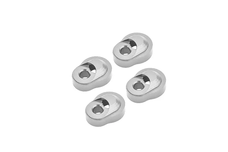Aluminum 7075 Suspension Pin Retainer For Traxxas 1:5 X Maxx 6S / X Maxx 8S / Xrt 8S Monster Truck Upgrades - Silver 1