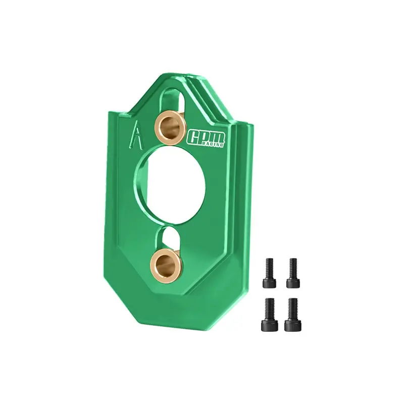 Aluminum 7075-T6 Alloy Adjustable Motor Mount For Arrma 1:16 Quake Grom / Gorgon Grom Brushed Monster Truck Upgrades - Green 1