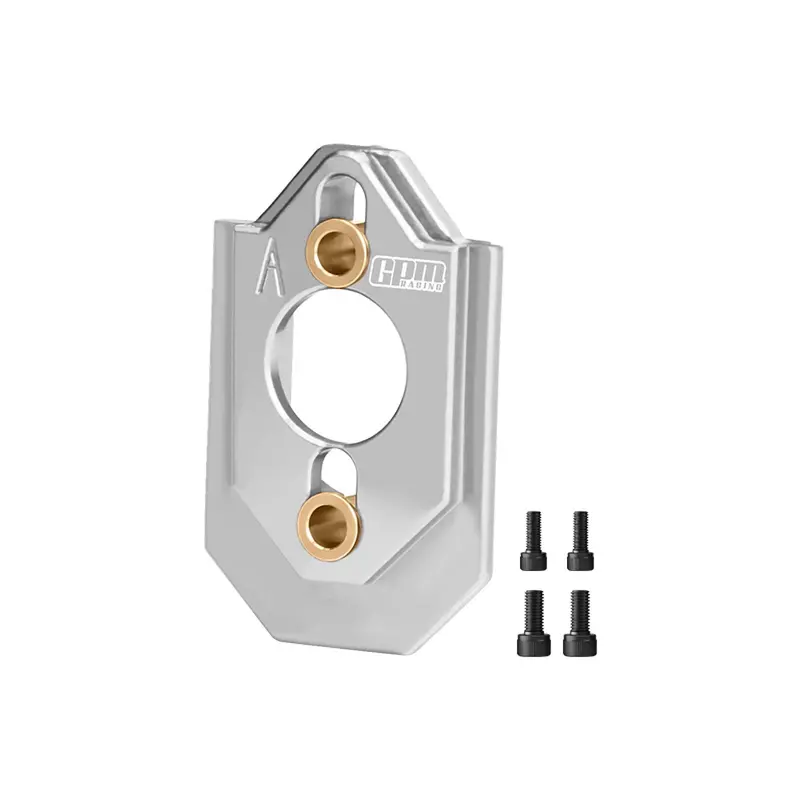 Aluminum 7075-T6 Alloy Adjustable Motor Mount For Arrma 1:16 Quake Grom / Gorgon Grom Brushed Monster Truck Upgrades - Silver 1