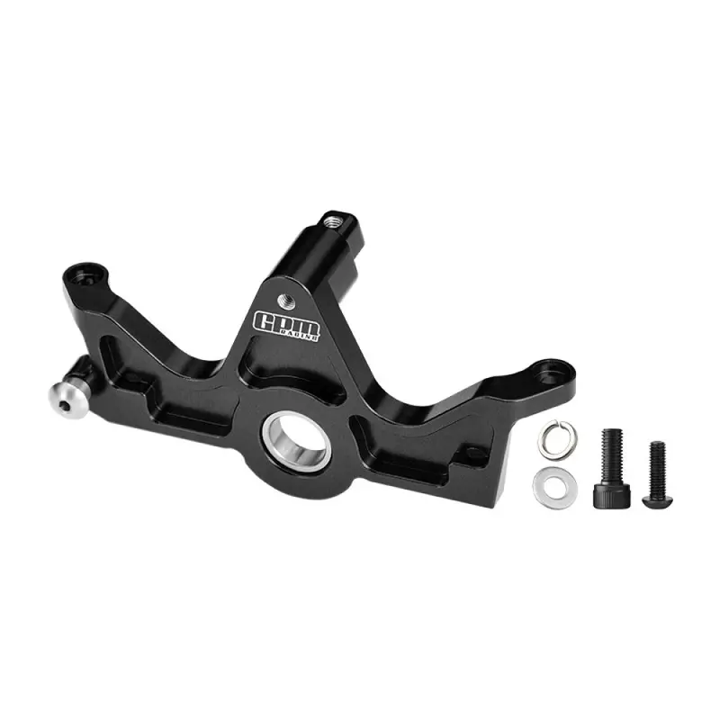 Aluminum 7075-T6 Alloy Bearing Motor Mount For Traxxas 1:10 Slash 4X4 / Hoss 3S / Bigfoot 4X4 / Ford Raptor R Ultimate / Stampede 4Wd Upgrades - Black 1