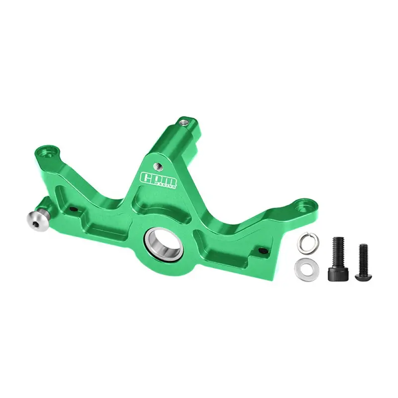 Aluminum 7075-T6 Alloy Bearing Motor Mount For Traxxas 1:10 Slash 4X4 / Hoss 3S / Bigfoot 4X4 / Ford Raptor R Ultimate / Stampede 4Wd Upgrades - Green 1