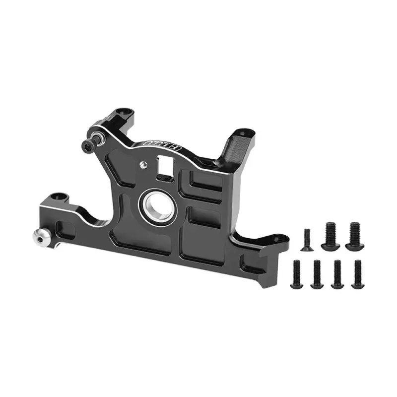 Aluminum 7075-T6 Alloy Bearing Motor Mount For Traxxas 1:8 Jato 4X4 / 1:10 Rustler 4X4 / Ford Fiesta St Rally / Slash 4Wd Upgrade Parts - Black 1
