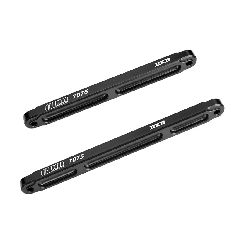 Aluminum 7075-T6 Alloy Center Brace Bar For Arrma 1/8 Notorious 6S V6 Stunt Truck-Ara8611v6 Upgrades - Black 1