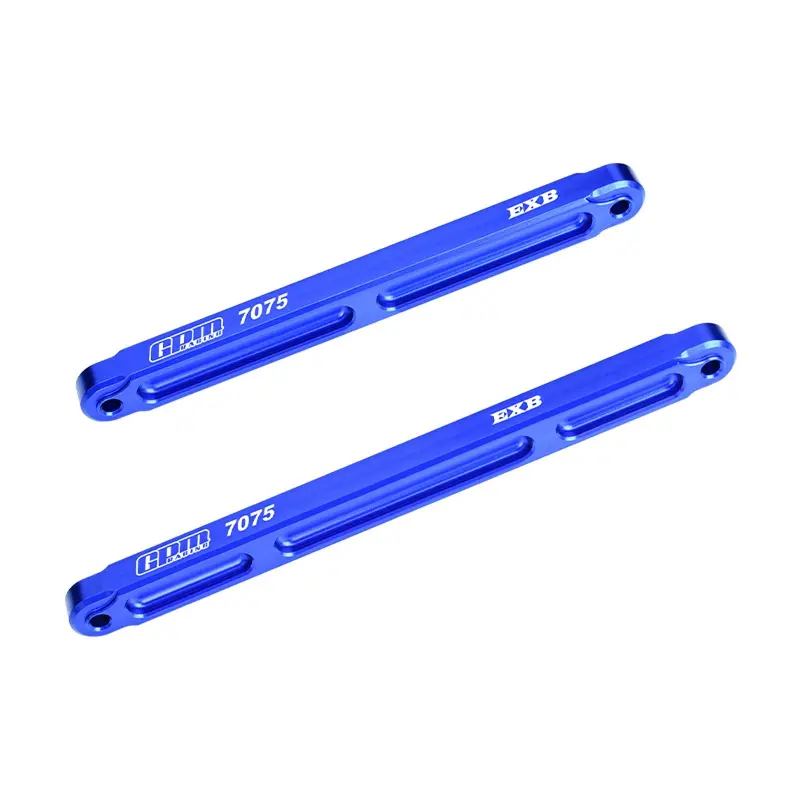 Aluminum 7075-T6 Alloy Center Brace Bar For Arrma 1/8 Notorious 6S V6 Stunt Truck-Ara8611v6 Upgrades - Blue 1
