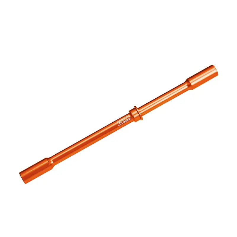 Aluminum 7075-T6 Alloy Center Drive Shaft For Traxxas Mini Rally Vxl Ford Rs200-108046-1 Upgrades - Orange 1