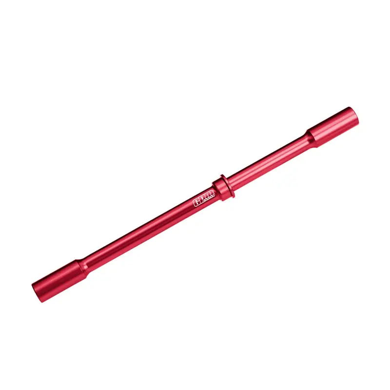 Aluminum 7075-T6 Alloy Center Drive Shaft For Traxxas Mini Rally Vxl Ford Rs200-108046-1 Upgrades - Red 1