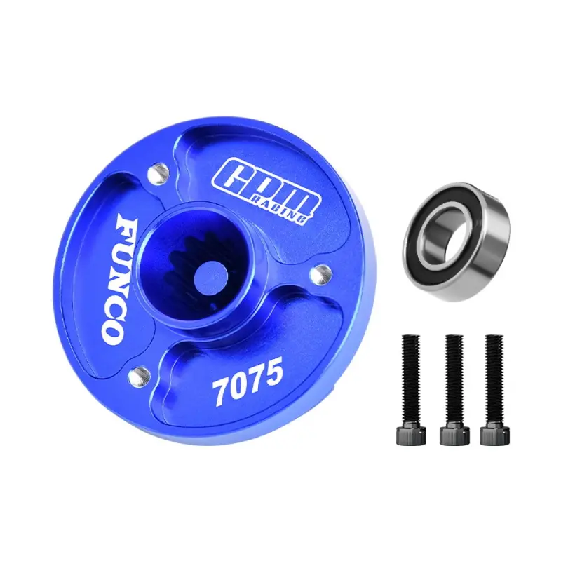 Aluminum 7075-T6 Alloy Fixed Spur Gear Mount For Traxxas 1/6 Funco Pro Scale 2Wd Sand Car 8S-109076-4 Upgrades - Blue 1