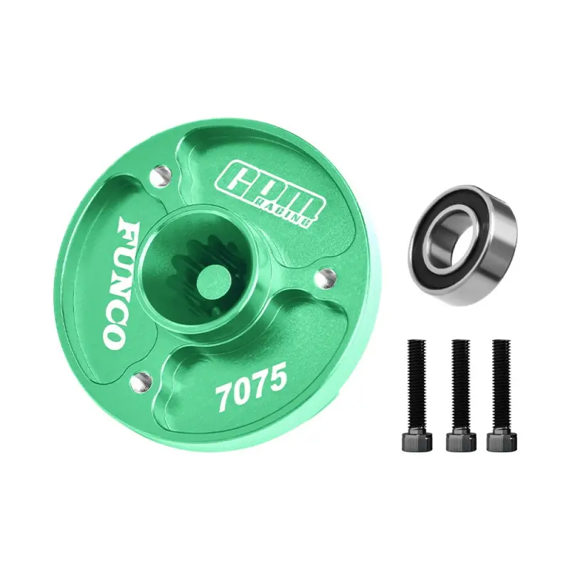 Aluminum 7075-T6 Alloy Fixed Spur Gear Mount For Traxxas 1/6 Funco Pro Scale 2Wd Sand Car 8S-109076-4 Upgrades - Green 1
