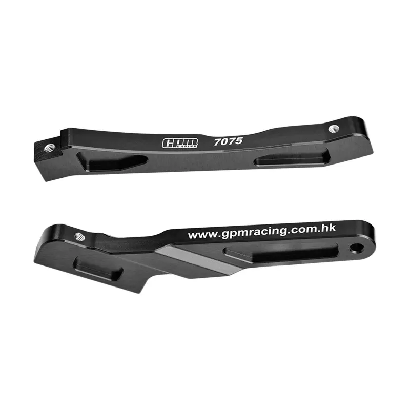 Aluminum 7075-T6 Alloy Front And Rear Chassis Brace For Arrma 1:8 Notorious 6S V5 V6 / Typhon V5 Tlr Blx / Tlr Tuned Typhon / Outcast 6S Upgrades - Black 1