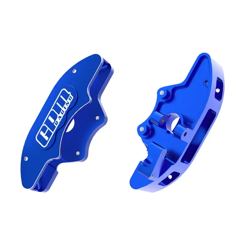 Aluminum 7075-T6 Alloy Front Brake Calipers (Left & Right) For Traxxas 1/6 Funco Pro Scale 2Wd Sand Car 8S-109076-4 Upgrades - Blue 1