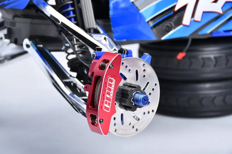 Aluminum 7075-T6 Alloy Front Brake Calipers (Left & Right) For Traxxas 1/6 Funco Pro Scale 2Wd Sand Car 8S-109076-4 Upgrades - Green 2