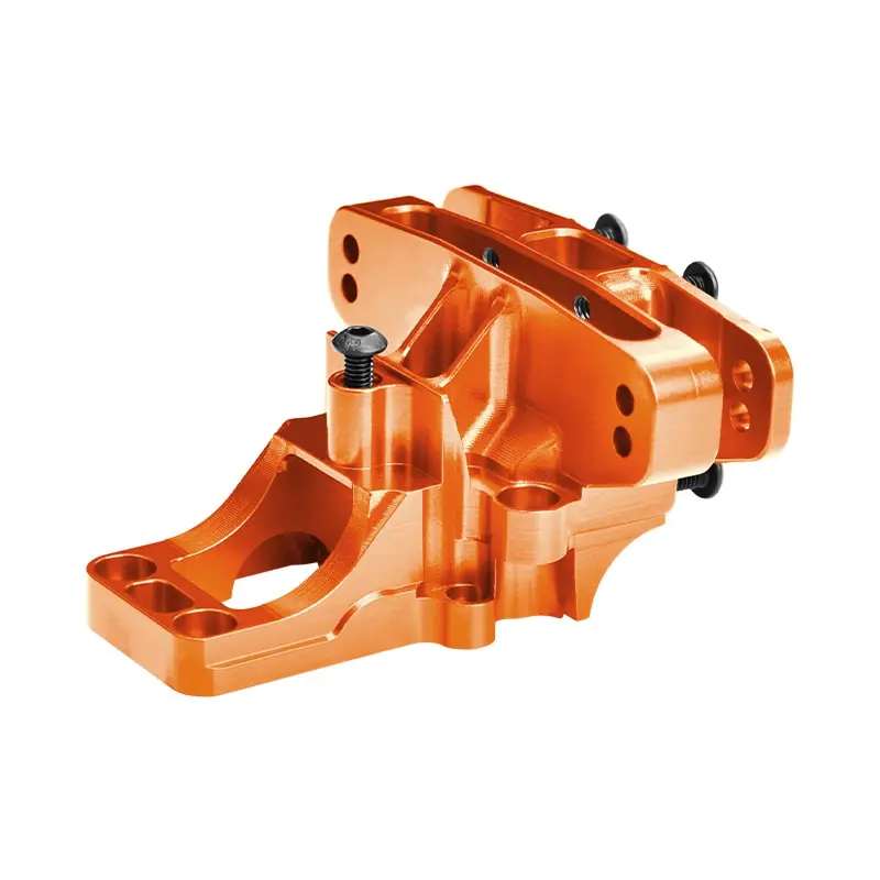 Aluminum 7075-T6 Alloy Front Brake Calipers (Left & Right) For Traxxas 1/6 Funco Pro Scale 2Wd Sand Car 8S-109076-4 Upgrades - Orange 1