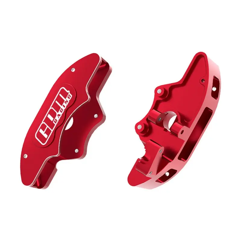 Aluminum 7075-T6 Alloy Front Brake Calipers (Left & Right) For Traxxas 1/6 Funco Pro Scale 2Wd Sand Car 8S-109076-4 Upgrades - Red 1
