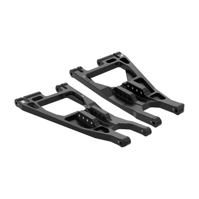 Aluminum 7075-T6 Alloy Front Lower Suspension Arms For Traxxas 1/6 Funco Pro Scale 2Wd Sand Car 8S-109076-4 Upgrades - Black 1