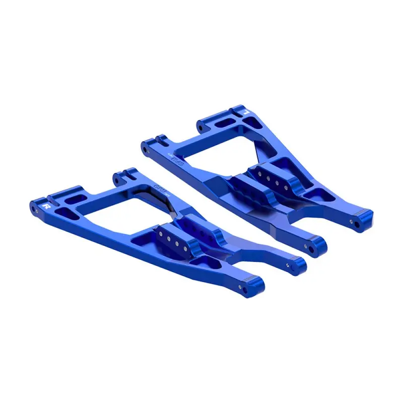 Aluminum 7075-T6 Alloy Front Lower Suspension Arms For Traxxas 1/6 Funco Pro Scale 2Wd Sand Car 8S-109076-4 Upgrades - Blue 1