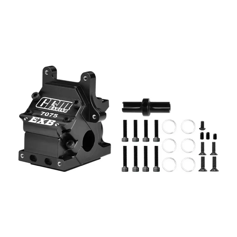 Aluminum 7075-T6 Alloy Front Or Rear Gear Box For Arrma 1:8 Kraton 6S / Talion / Outcast / Typhon / Notorious / 1:7 Mojave 6S / Big Rock / Infraction / 1/:0 Senton - Black 1