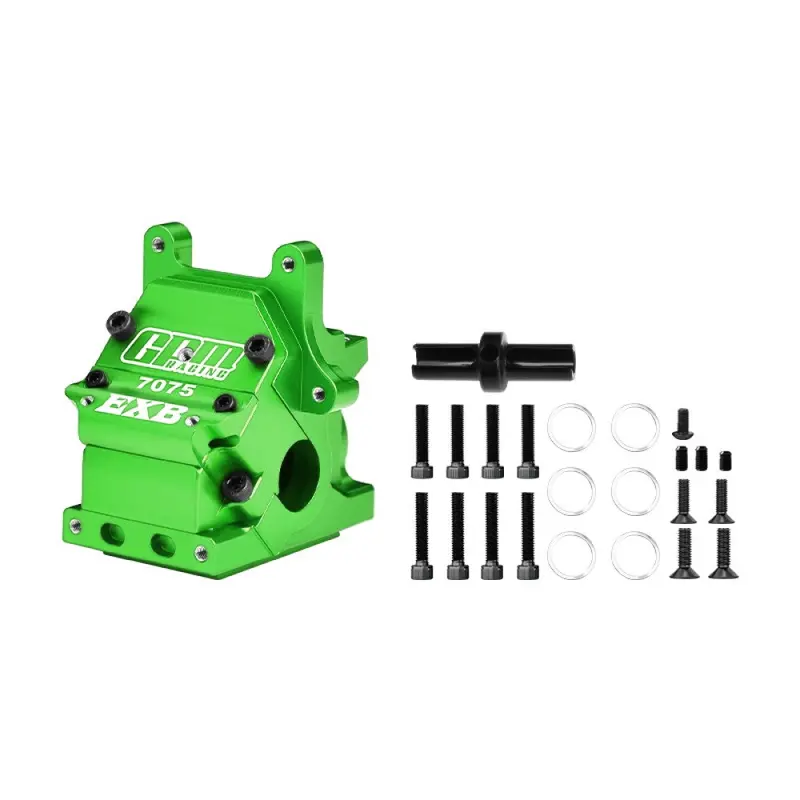 Aluminum 7075-T6 Alloy Front Or Rear Gear Box For Arrma 1:8 Kraton 6S / Talion / Outcast / Typhon / Notorious / 1:7 Mojave 6S / Big Rock / Infraction / 1/:0 Senton - Green 1