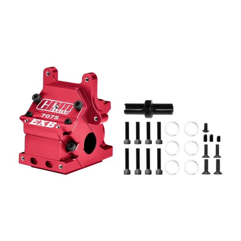 Aluminum 7075-T6 Alloy Front Or Rear Gear Box For Arrma 1:8 Kraton 6S / Talion / Outcast / Typhon / Notorious / 1:7 Mojave 6S / Big Rock / Infraction / 1/:0 Senton - Red 1