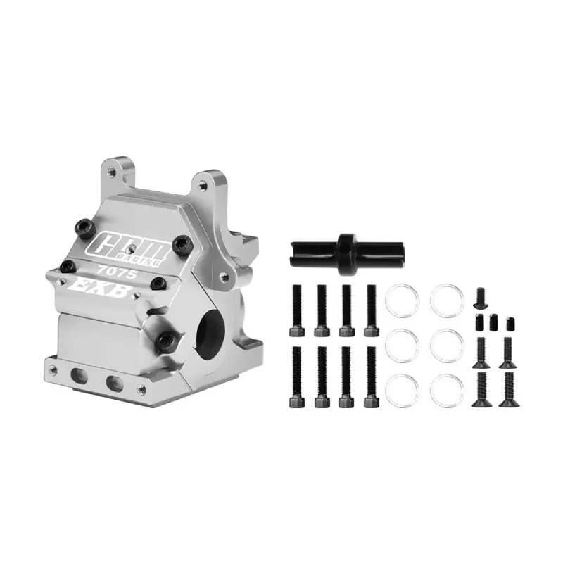 Aluminum 7075-T6 Alloy Front Or Rear Gear Box For Arrma 1:8 Kraton 6S / Talion / Outcast / Typhon / Notorious / 1:7 Mojave 6S / Big Rock / Infraction / 1/:0 Senton - Silver 1