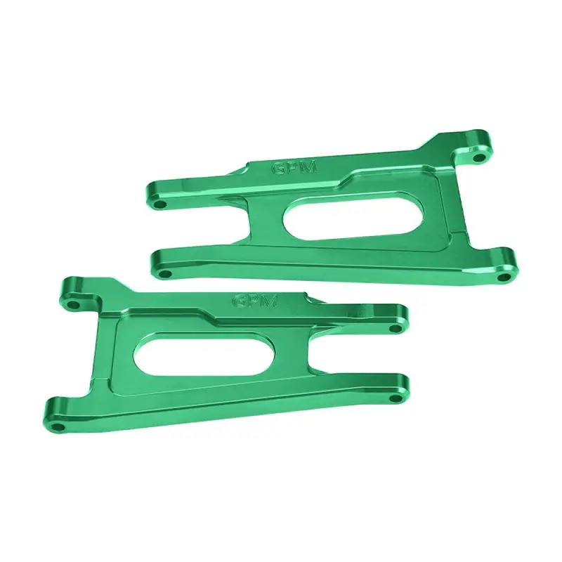 Aluminum 7075-T6 Alloy Front Or Rear Suspension Arms For Traxxas 1/10 Ford Fiesta St Rally Vxl Upgrades - Green 1