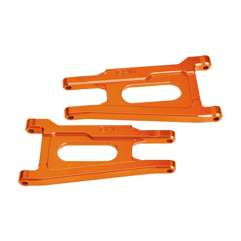 Aluminum 7075-T6 Alloy Front Or Rear Suspension Arms For Traxxas 1/10 Ford Fiesta St Rally Vxl Upgrades - Orange 1