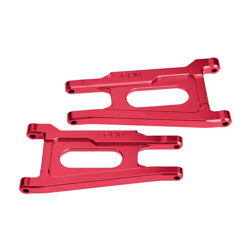 Aluminum 7075-T6 Alloy Front Or Rear Suspension Arms For Traxxas 1/10 Ford Fiesta St Rally Vxl Upgrades - Red 1