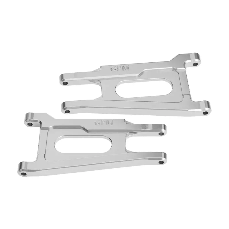 Aluminum 7075-T6 Alloy Front Or Rear Suspension Arms For Traxxas 1/10 Ford Fiesta St Rally Vxl Upgrades - Silver 1