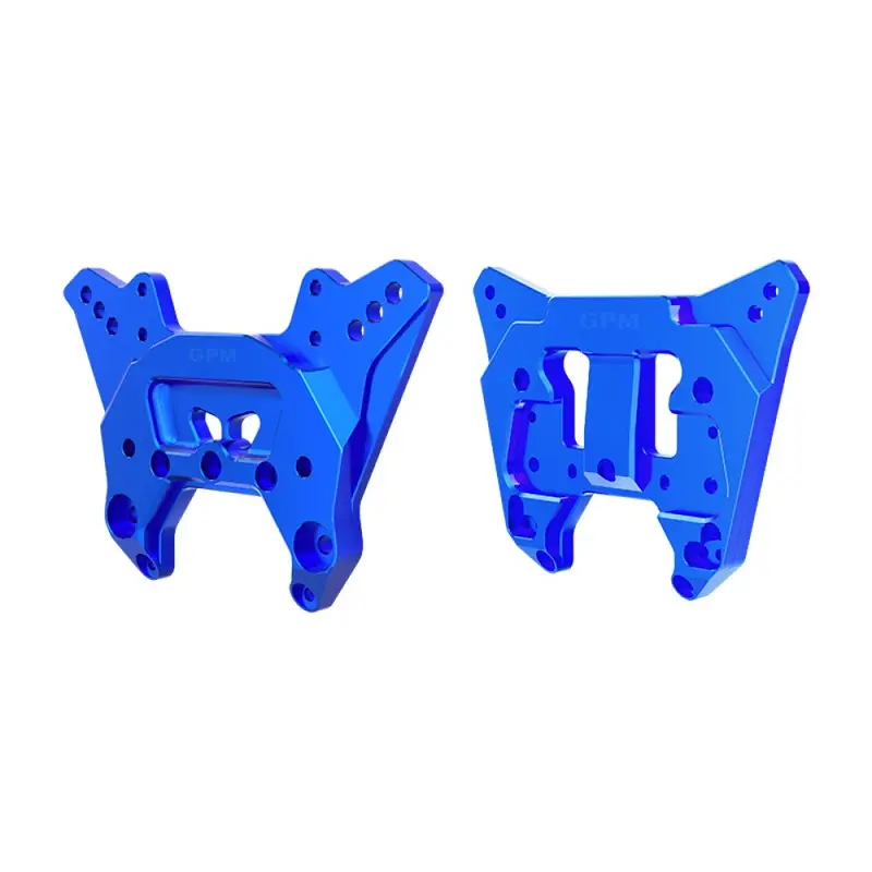 Aluminum 7075-T6 Alloy Front & Rear Shock Tower For Arrma 1:8 Kraton 6S Exb / Kraton V6 / Notorious 6S V6 Upgrades - Blue 1