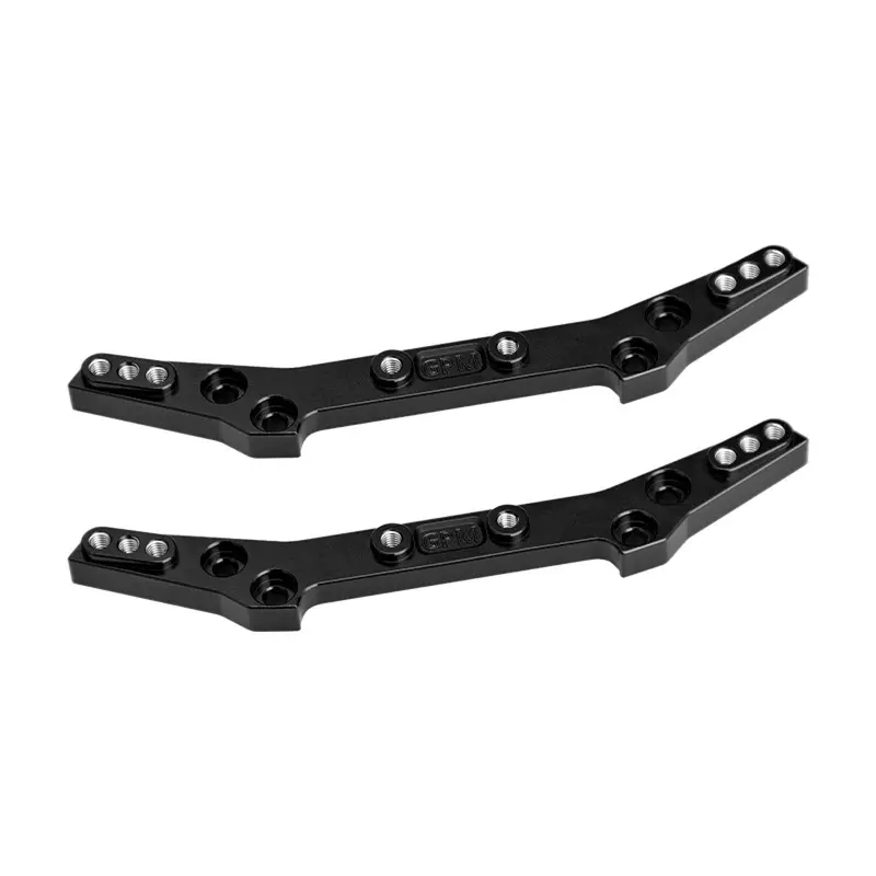 Aluminum 7075-T6 Alloy Front & Rear Shock Tower For Tamiya 1:10 Dt-04 R/C Fighter Nxgen-58741 Upgrades - Black 1