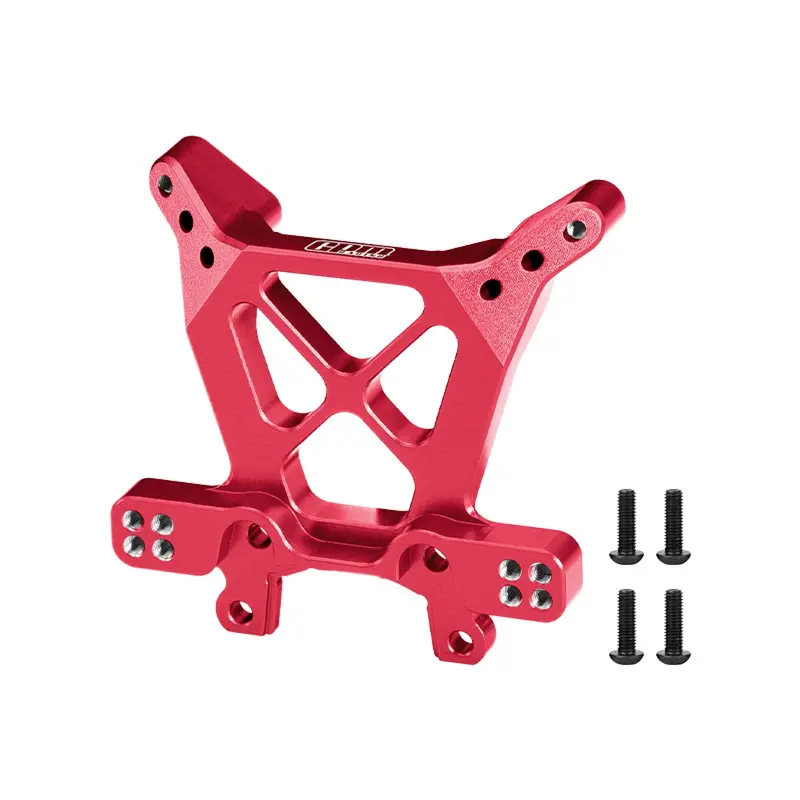 Aluminum 7075-T6 Alloy Front Shock Tower For Traxxas 1/8 Jato 4X4 Vxl Bl-2S Racing Buggy Upgrades - Red 1