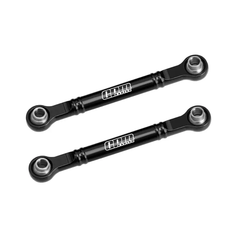Aluminum 7075-T6 Alloy Front Steering Toe Links 51Mm For Traxxas 1/16 Mini Slash 4X4 Short Course Truck-108164-1 Upgrades - Black 1