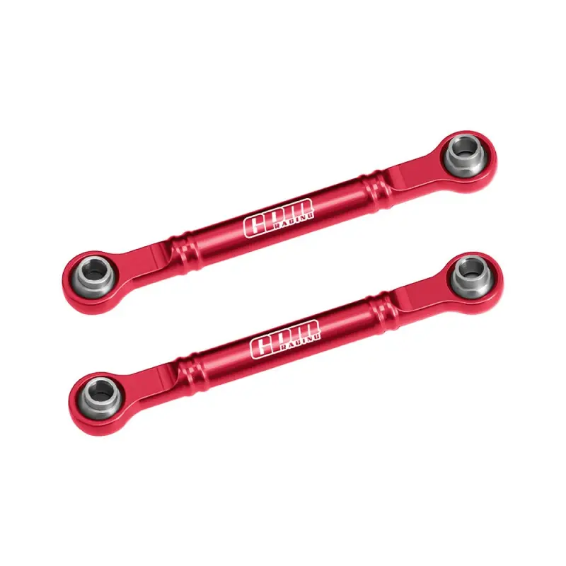 Aluminum 7075-T6 Alloy Front Steering Toe Links 51Mm For Traxxas 1/16 Mini Slash 4X4 Short Course Truck-108164-1 Upgrades - Red 1