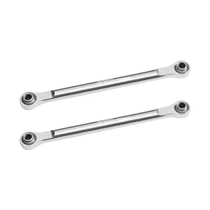 Aluminum 7075-T6 Alloy Front Steering Toe Links For Traxxas 1/16 Mini Xrt Vxl-3S 108076-1 Monster Truck Upgrades - Silver 1