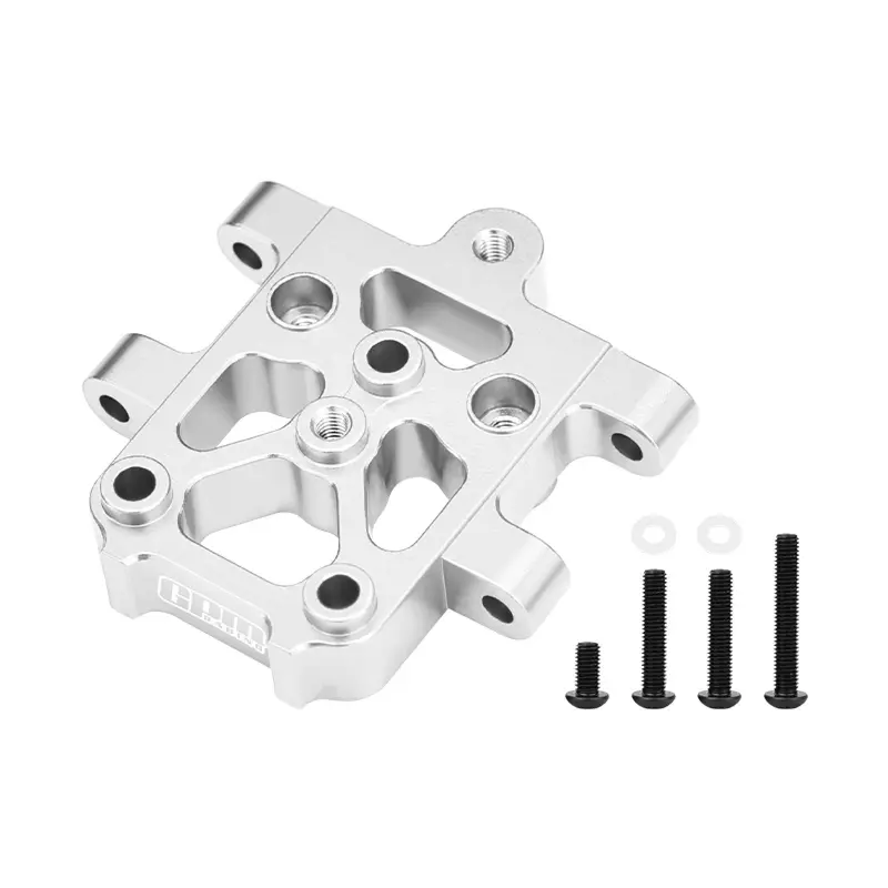 Aluminum 7075-T6 Alloy Front Suspension Pin Mount For Tamiya 1:10 Dt-04 R/C Fighter Nxgen-58741 Upgrades - Silver 1