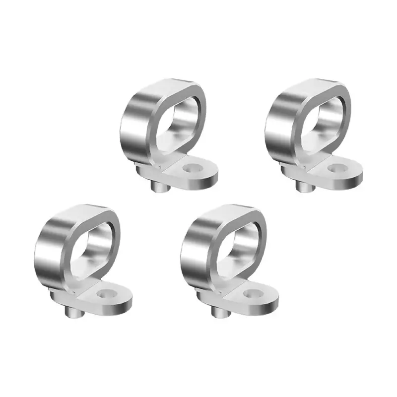 Aluminum 7075-T6 Alloy Front Upper Suspension Arms Brake Line Clamp For Traxxas 1/6 Funco Pro Scale 2Wd Sand Car 8S-109076-4 Upgrades - Silver 1