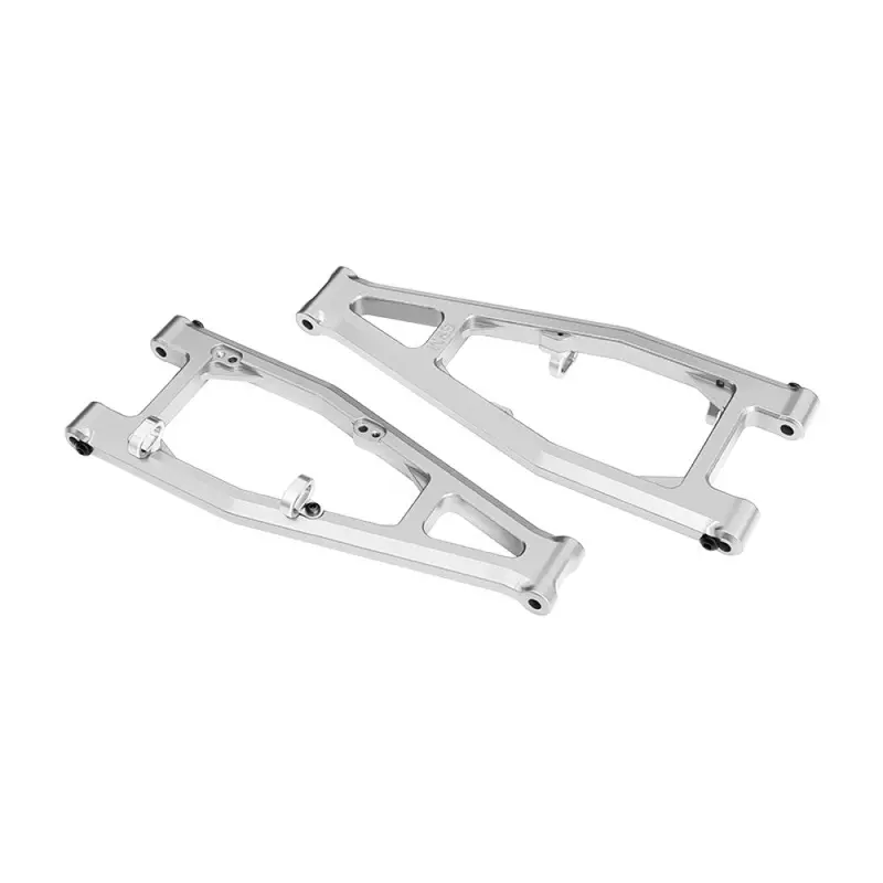 Aluminum 7075-T6 Alloy Front Upper Suspension Arms For Traxxas 1/6 Funco Pro Scale 2Wd Sand Car 8S-109076-4 Upgrades - Silver 1