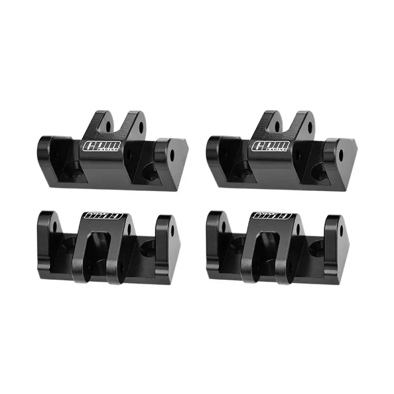 Aluminum 7075-T6 Alloy Lower Shock Mount For Losi 1/8 Lmt 2.0 Grave Digger 4X4 Solid Axle Brushless Monster Truck-Los04028 Upgrades - Black 1