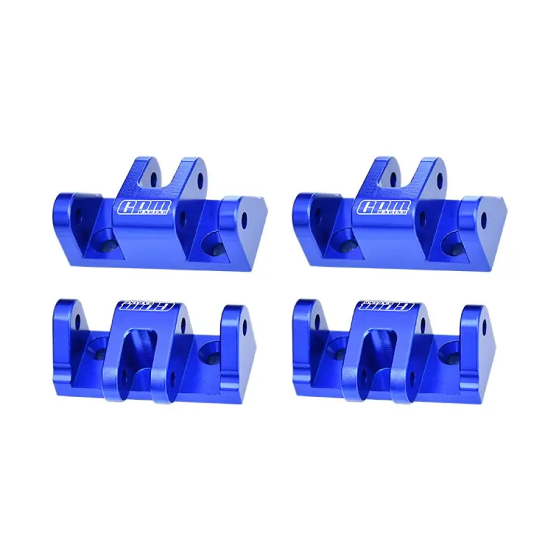 Aluminum 7075-T6 Alloy Lower Shock Mount For Losi 1/8 Lmt 2.0 Grave Digger 4X4 Solid Axle Brushless Monster Truck-Los04028 Upgrades - Blue 1