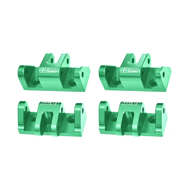 Aluminum 7075-T6 Alloy Lower Shock Mount For Losi 1/8 Lmt 2.0 Grave Digger 4X4 Solid Axle Brushless Monster Truck-Los04028 Upgrades - Green 1