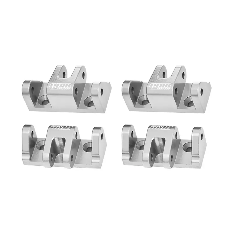 Aluminum 7075-T6 Alloy Lower Shock Mount For Losi 1/8 Lmt 2.0 Grave Digger 4X4 Solid Axle Brushless Monster Truck-Los04028 Upgrades - Silver 1