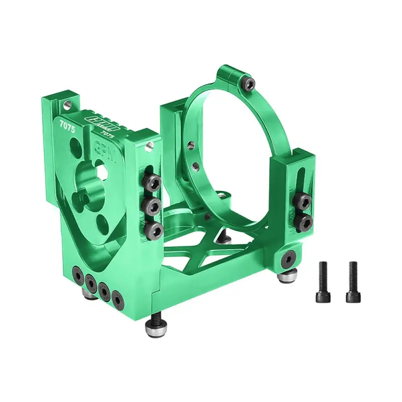 Aluminum 7075-T6 Alloy Oversized Motor Base For Traxxas 1:6 Funco Pro Scale Sand Car 8S / Xrt 8S / Xrt Ultimate 8S Race Truck Upgrades - Green 1